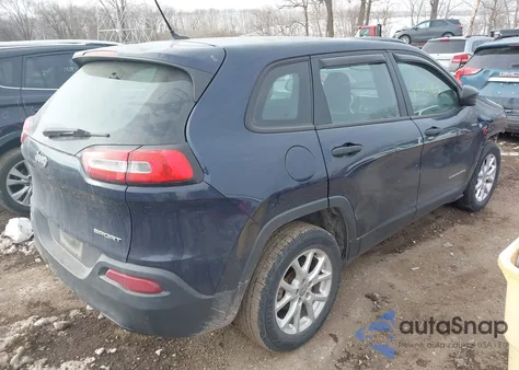2014 Jeep Cherokee Sport из США, поврежденный, VIN 1C4PJLABXEW318659